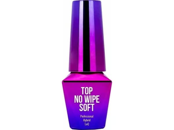 MOLLYLAC_Top No Wipe Myk topp for negler uten vask Klar 10g