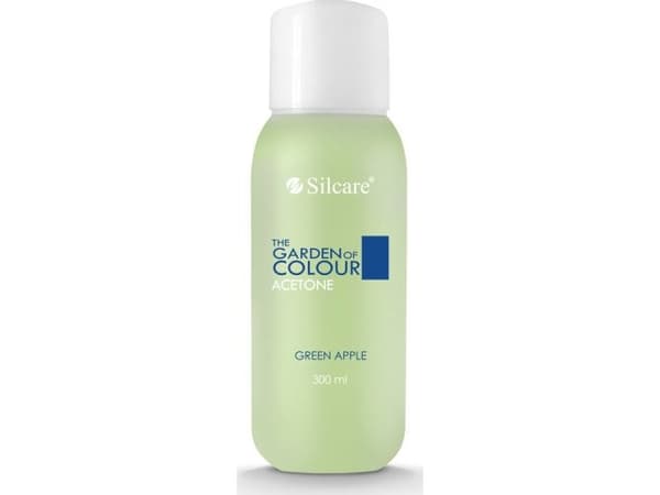 SILCARE_The Garden of Colour Acetone acetone for removing gel hybrid polish Green Apple 300ml
