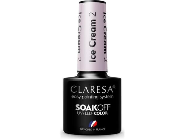 CLARESA_Soak Off UV/LED Ice Cream Hybrid Varnish 02 5g