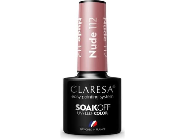 CLARESA_Soak Off UV/LED Nude Hybridilakka 112 5g 5g