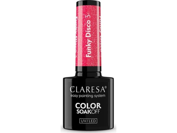 CLARESA_Soak Off UV/LED Funky Disco hybridlakk 3 5g