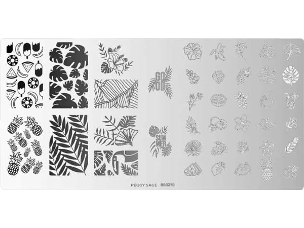 PEGGY SAGE_Tropical Punch stamping pattern pad