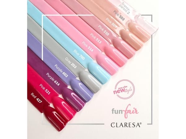 CLARESA_Soak Off UV/LED Rosa hybridlakk 509 5g