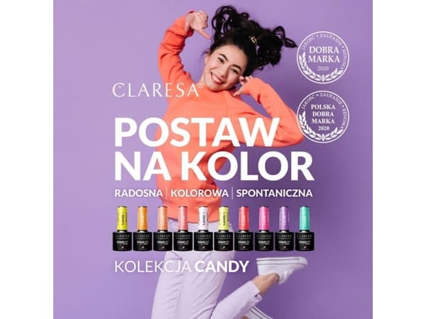 CLARESA_Soak Off UV/LED Hybrid Varnish 7 Candy 5g