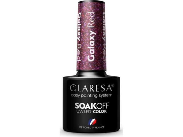 Claresa CLARESA Lakier hybrydowy Galaxy Red 5g