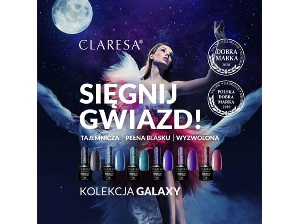 Claresa CLARESA Lakier hybrydowy Galaxy Red 5g