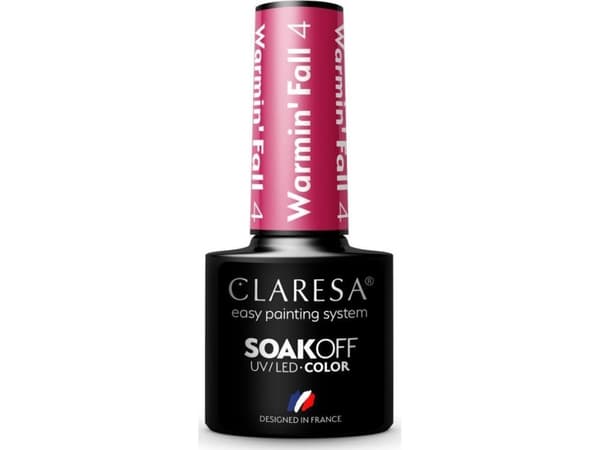CLARESA_Soak Off UV/LED Warming Fall hybrid polish 4 5g