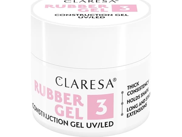 CLARESA Rubber Gel for building and extending nails 03 - 12 g