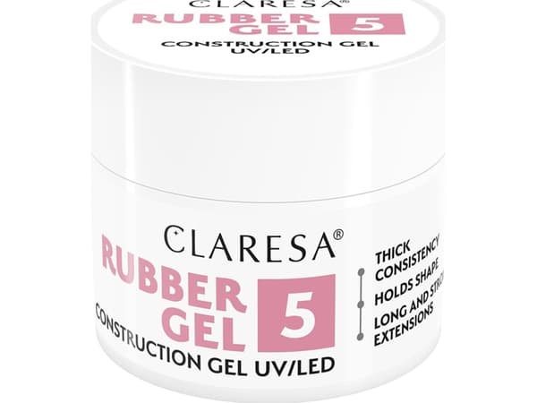 CLARESA Rubber Gel for building and extending nails 05 - 12 g