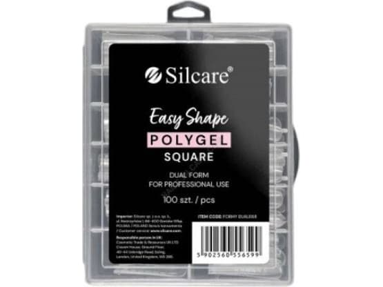Silcare SILCARE Dual Clear Square 100 stk.
