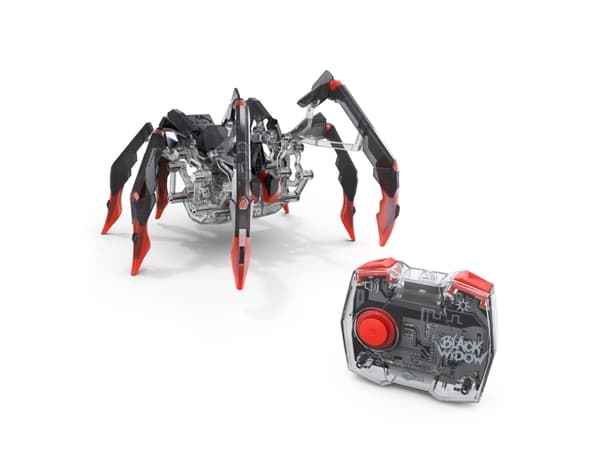 HEX BOTS interactive toy Black Widow