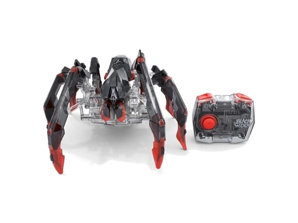 HEX BOTS interactive toy Black Widow