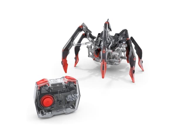 HEX BOTS interactive toy Black Widow