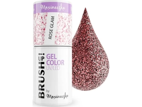 BRUSHUP_Gel Color UV/LED hybrid nail polish Rose Glam 5g
