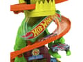 Miniatyrbild 3 av 5: Hot Wheels City T-Rex Fire Station