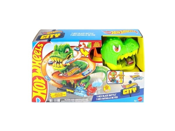 Hot Wheels City T-Rex Fire Station