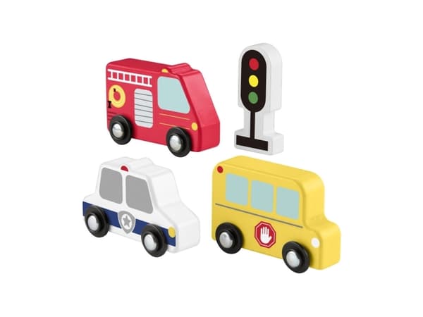 Fisher Price Wood Small Vehicles Pack