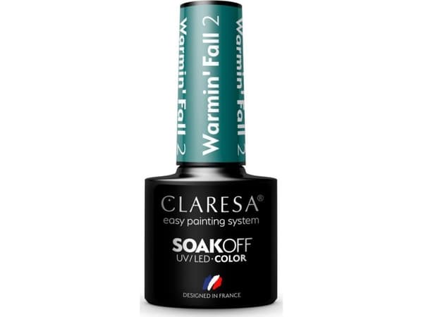 CLARESA_Soak Off UV/LED Warming Fall hybrid polish 2 5g