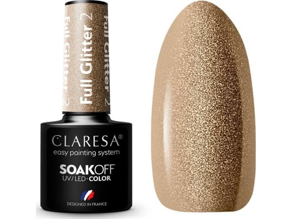 Claresa N Hybrid Varnish FULL GLITTER 2 -5g