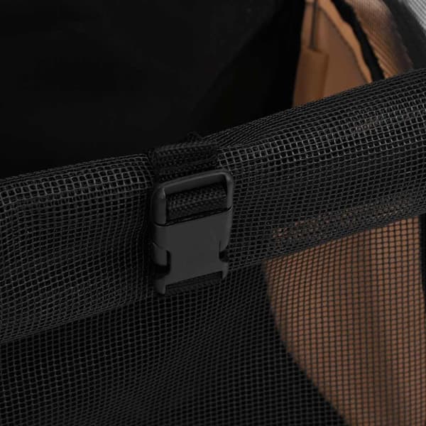 vidaXL foldbar kæledyrsvogn multifunktionel beige