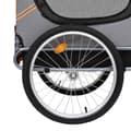 Miniatyrbilde 4 av 6: vidaXL Sykkeltilhenger for kjæledyr oransje og grå