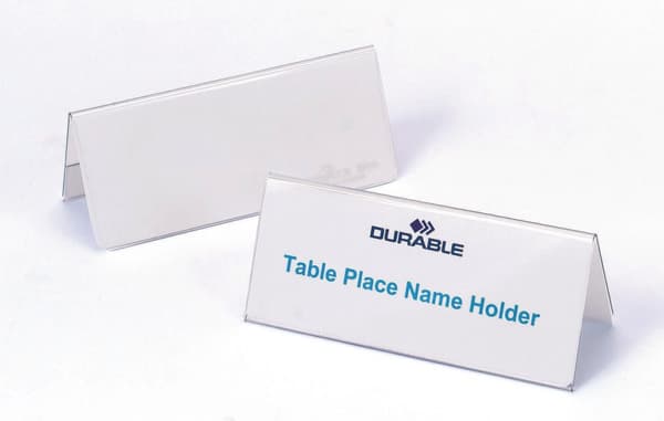 Bordsskylt DURABLE 210x61mm 25/fp
