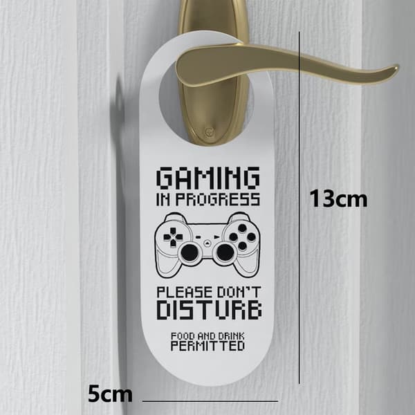 Gaming Gamer Älä häiritse Sign Door Makuuhuoneen pelihuone