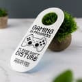 Miniatyrbild 2 av 3: Gaming Gamer Vänligen Stör ej Skylt Dörren Sovrum Spelrum