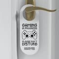 Miniatyrbild 1 av 3: Gaming Gamer Vänligen Stör ej Skylt Dörren Sovrum Spelrum