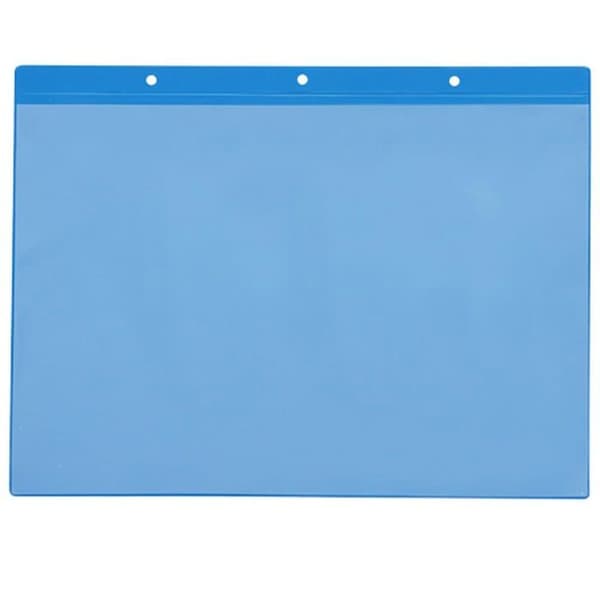 Krog Office Signage Pack med 25 magnetfickor A4 Landscape Blue