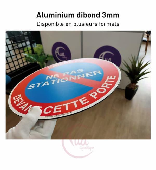 Aua skylt - 201433-R-v-200 - Parkeringsskylt förbjuden Dag och natt 2 - 200 mm, självhäftande vinyl