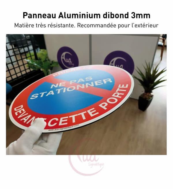 Aua skylt - 201433-R-v-200 - Parkeringsskylt förbjuden Dag och natt 2 - 200 mm, självhäftande vinyl