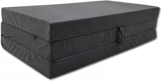 Hopfällbar gästmadrass för barn - Kompakt, bekväm, 120 cm bred - Perfekt för övernattningar och resor