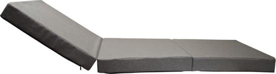 Hopfällbar madrass med bärväska, hög kvalitets skum, 195x65x10 cm, tvättbart överdrag