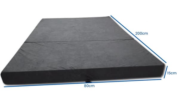 Børnenes Foldbare Sofasengemadras til Camping & Overnatninger, 200x80cm