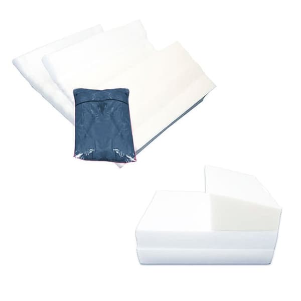 Lyxig 3-vikbar campingmadrass - 200x70x15cm, hög kvalitet skum, tvättbart överdrag - Perfekt för campare och resenärer