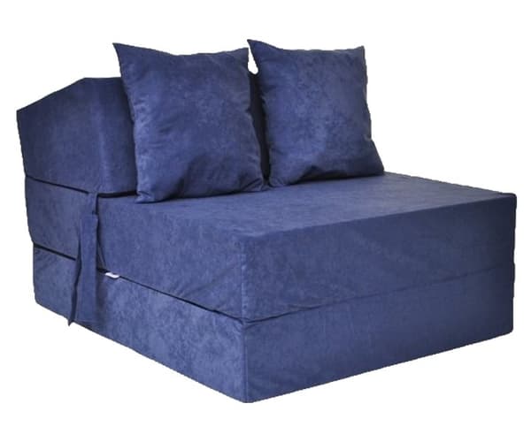Lyxig 3-vikbar campingmadrass - 200x70x15cm, hög kvalitet skum, tvättbart överdrag - Perfekt för campare och resenärer
