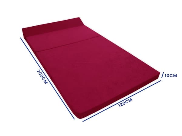 Monitoiminen taitettava patja - tilansäästö, 120 cm leveä, pestävä päällinen