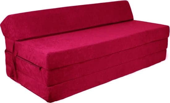 Monitoiminen taitettava patja - tilansäästö, 120 cm leveä, pestävä päällinen