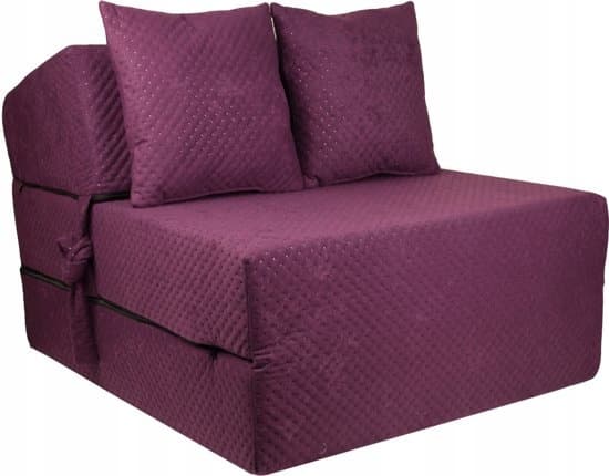 Lyx Extra Tjock Hopfällbar Madrass 200x70x15 cm - Inkl. Kuddar & Tvättbart Överdrag