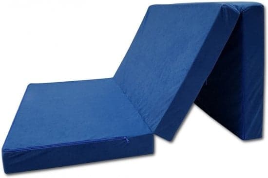Mångsidig Vikbar Madrass - 200x120x10cm, Högkvalitativt Skum, Tvättbart Överdrag