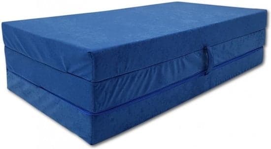 Mångsidig Vikbar Madrass - 200x120x10cm, Högkvalitativt Skum, Tvättbart Överdrag