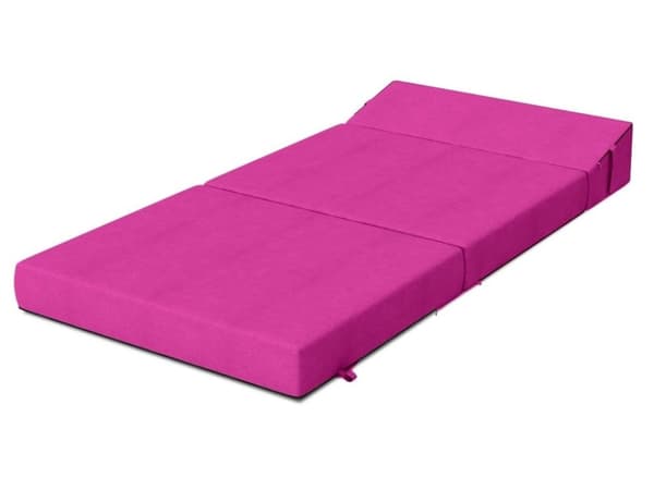 Taitettava patja pienille tiloille - 200x70x15cm, pestävä päällinen, sisältää tyynyt