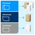 Miniatyrbild 3 av 4: Dispenser TORK N4 Xpressnap L svart
