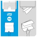 Miniatyrbild 5 av 6: Dispenser TORK H2 Handduk vit