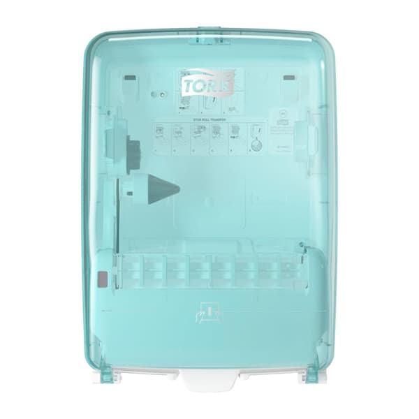 Dispenser TORK W6 Tvättstat. turkos/vit