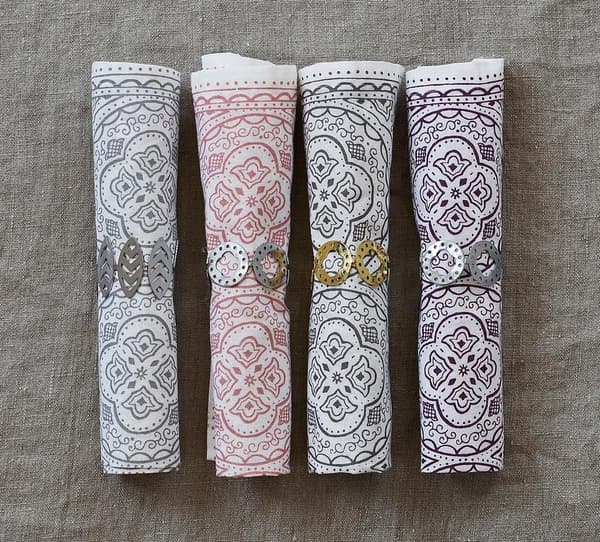 DIY Blomma servettring 2-pack