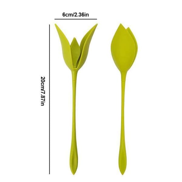 Servetthållare - ABS - 12 st - Gröna stjälkar - Blommor - Bordsdekoration