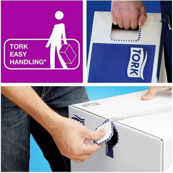 Tork Premium Extra Soft H2 Pappershandduk 700 ark intrasslad vit för P-N: 451000, 471026, 552000, 552008, 552100, 552108
