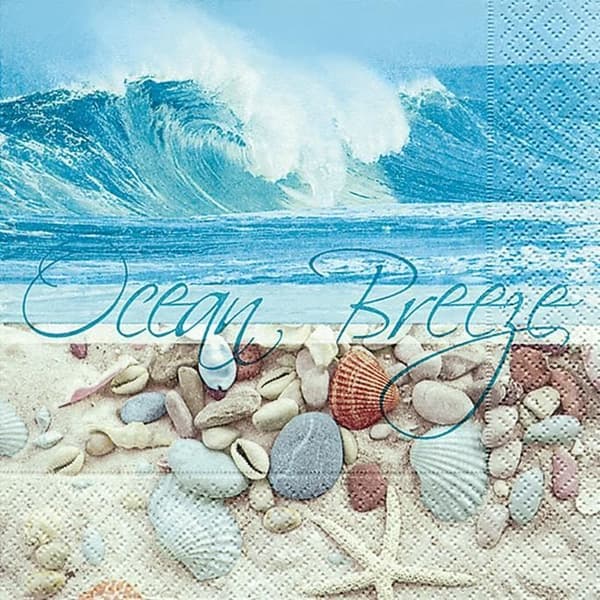 Ocean breeze servett 20 stycken - Flerfärgat kreativt frö - Diverse